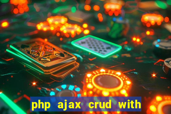 php ajax crud with datatables and bootstrap modals